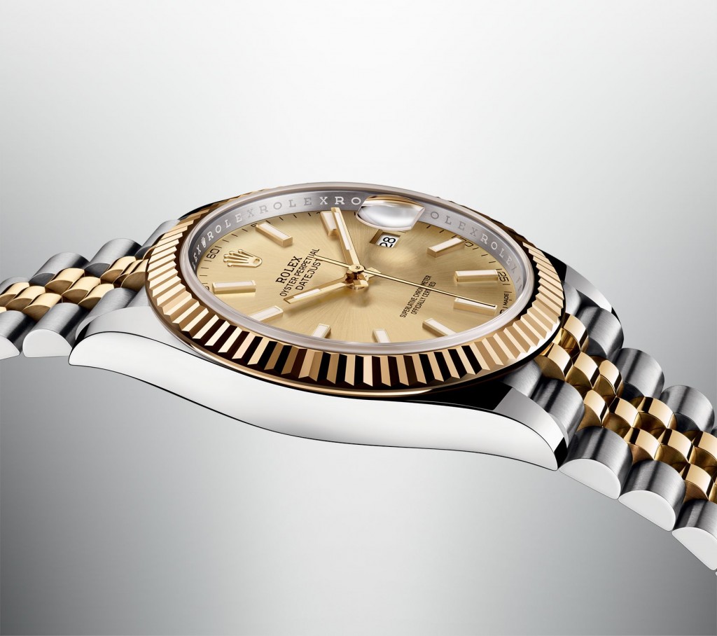 Yellow Gold Bezels Rolex Replica Datejust Watches